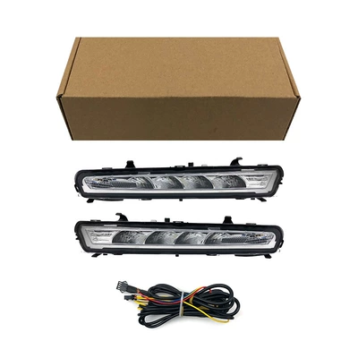 Suitable for Mondeo Daytime Running Lights Ford Mondeo Daytime Running Lights (Gündüz işıqları) - three-colors-normal-white-light-steering-streamer-ice-blue-light-left-and-right-set