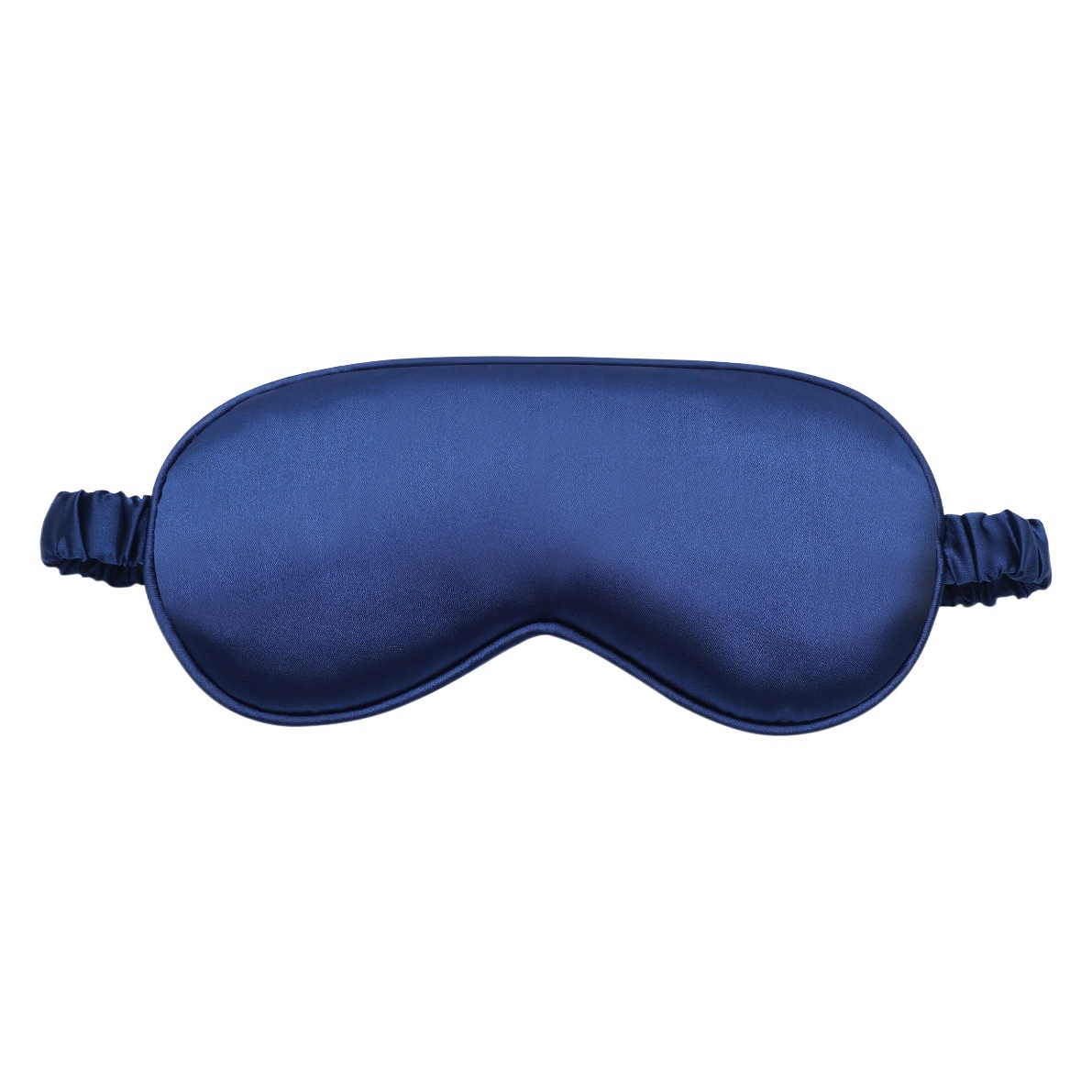 Spot máscara de ojos sombreada de seda de imitación de doble cara soporte logotipo de impresión de seda de morera máscara de ojos con incrustaciones de tedina de intestino grueso