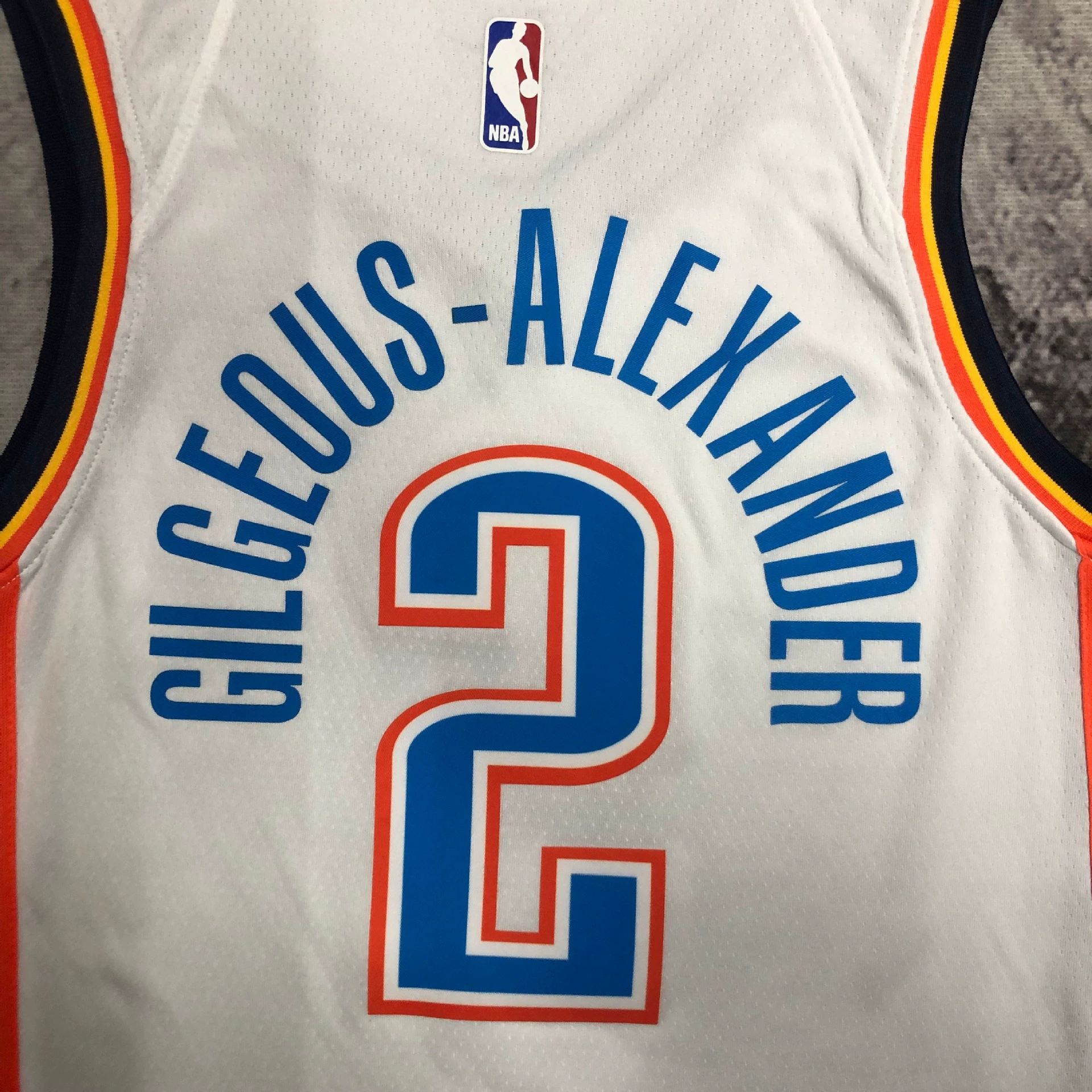 Майка NBA Thunder №0 Уэстбрук №2 Александр №7 Холмгрен №7 Энтони №13 Джордж №3 Гиди