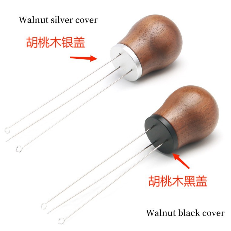 Café transfronterizo tela en polvo aguja bloque interruptor de acero inoxidable en polvo máquina de café espresso italiana aguja café paño dispensador de polvo