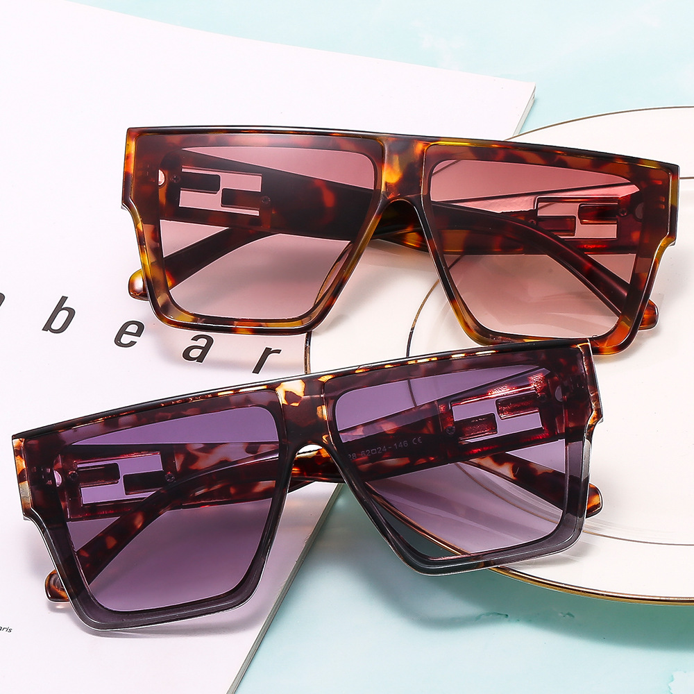 square trend retro fashionable brand sunglasses