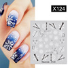 Harunouta Cross -border Hot Spring Song Series Abstract Geometric Patterns Pattern DIY Nail Patch