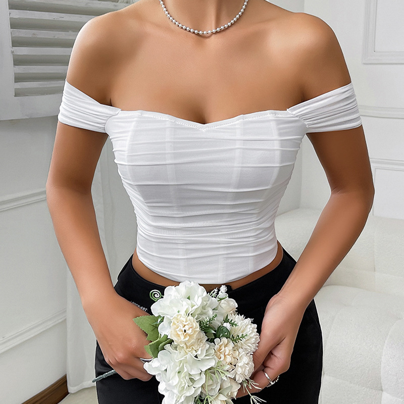 Canotta corsetto donna con stecche stile vacanza_voghion.com