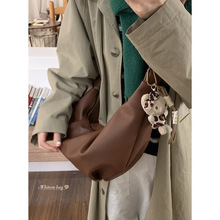 复古小众饺子包包女秋冬2024新款潮时尚韩版腋下包大容量斜挎包