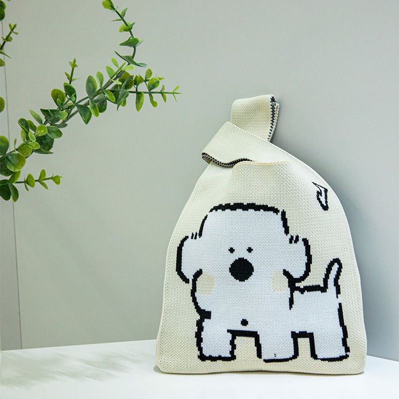 新款户外百搭针织托特包网红手办包包手机收纳包包ins女士手提包