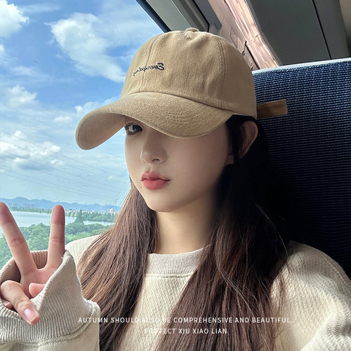 Baseball cap for women to make face look smaller,  new style, plus size, deeper hat, for men with large head circumference, Korean version, trendy, wide brim, duckbill cap