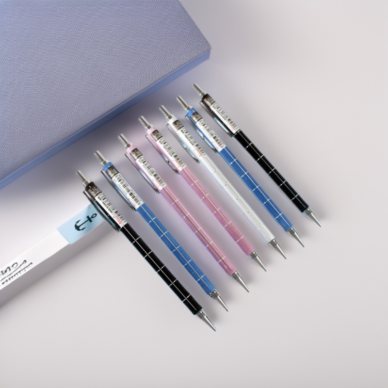 Lápiz mecánico retráctil creativo 0.7 para estudiantes de primaria, mina de 0.5 mm resistente a roturas, lápiz para exámenes infantiles, artículos de papelería.