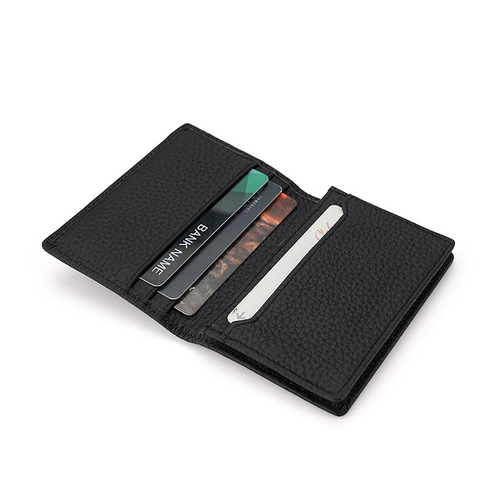 Multifunctional business card holder with card clip, suitable for both men and women, small and exquisite card case, large capacity wallet for storage.