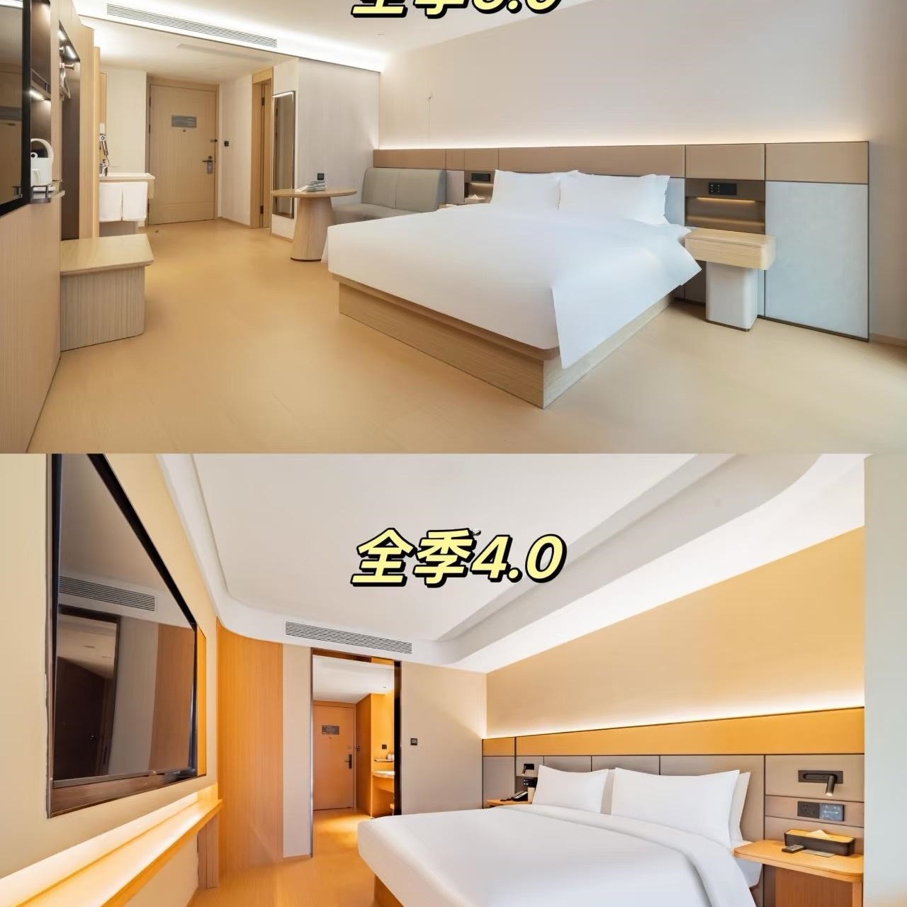 All-Season Hotel Furniture 4.0 Fully Equipped Luggage Cabinet Tv Cabinet Hotel Standard Room Double Bed Room All-Season 5.0 Furniture