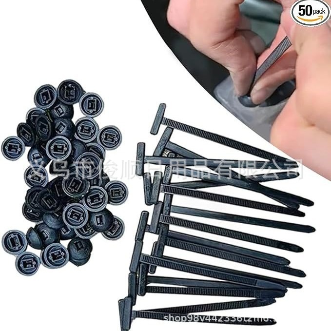 Nuevo producto transfronterizo Nylon Universal Cable Tie Buckle Tenedor de correa de hebilla de nylon