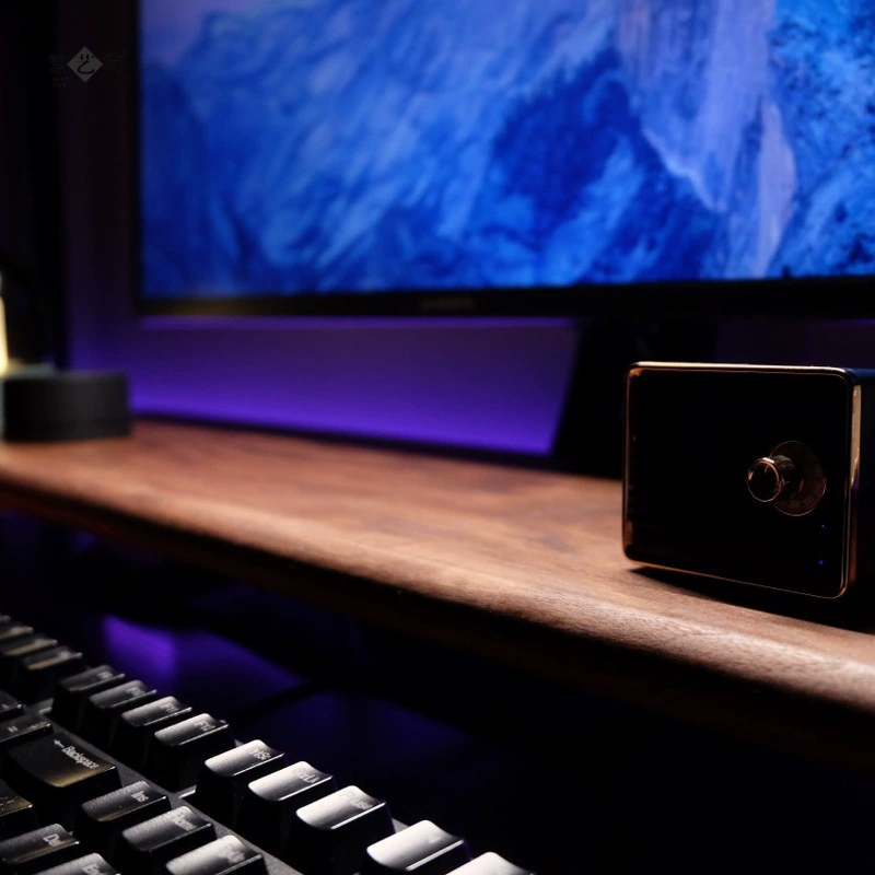 Black walnut adds an elevated computer display LCD TV, an increase of the desktop extended adjustable