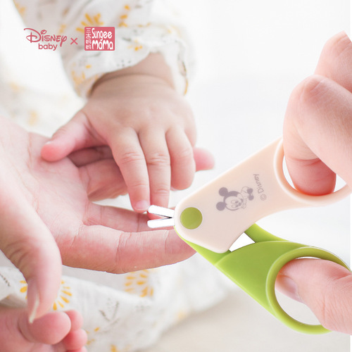 迪士尼安全防夹肉宝宝指甲剪儿童指甲刀单个剪刀指甲钳婴儿指甲剪