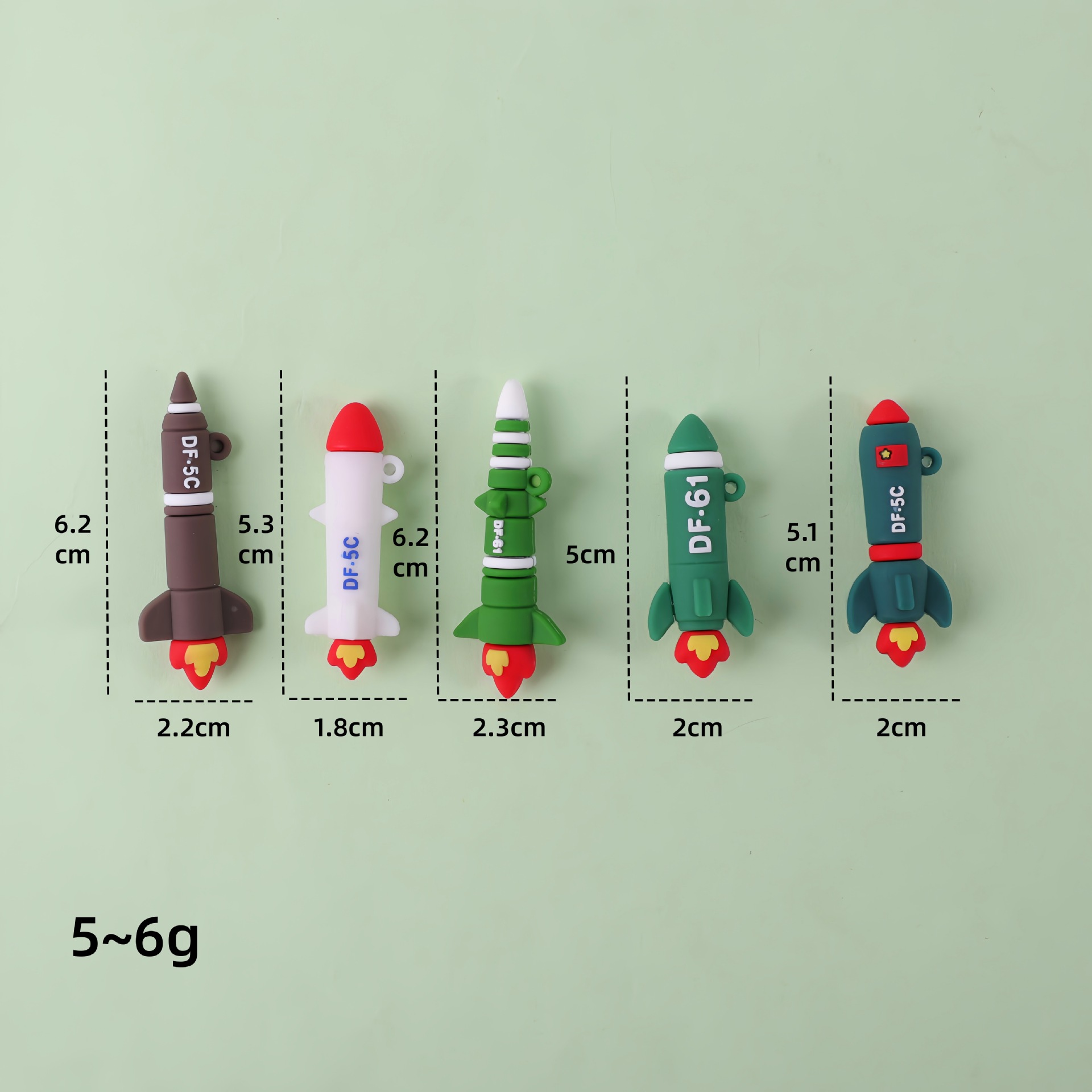 Descuento spot Dongfeng 5C / 61 colgante de llavero conmemorativo alcance de golpe cubre el mundo de los accesorios de alto valor