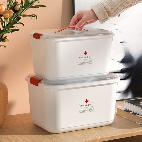 Medical box household large-capacity medical first aid box medical multi-layer medicine emergency storage box family medical box