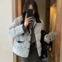 跨境轻薄撞色秋冬棉服