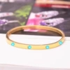 Golden bracelet, 4mm