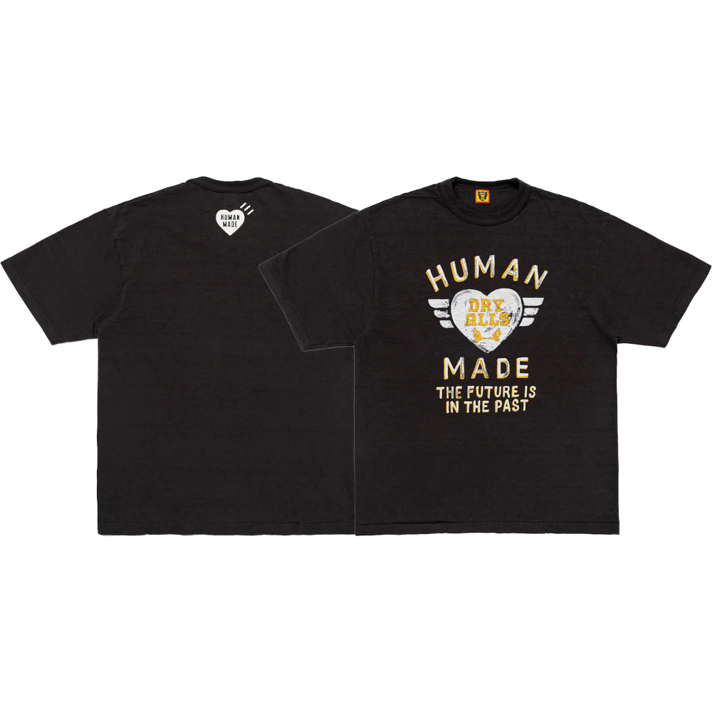 Marca de moda japonesa de bambú pesado algodón suelto pareja de hombre y mujer cilindro camiseta de manga corta media manga TEE