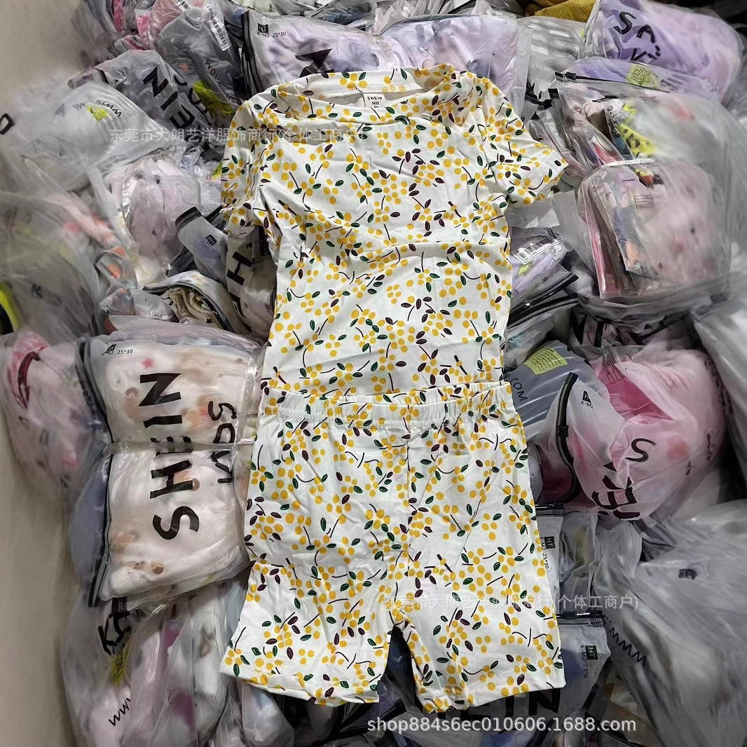 Shein Kids Amazonas ropa infantil transfronteriza para niños, hombres y mujeres, mezcla de moda encantadora, miscelánea, productos de cola mixtos