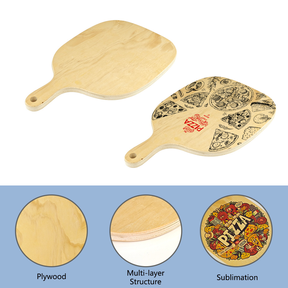 Tablero de queso en blanco de madera contrachapada de transferencia de calor material DLY irregular al por mayor