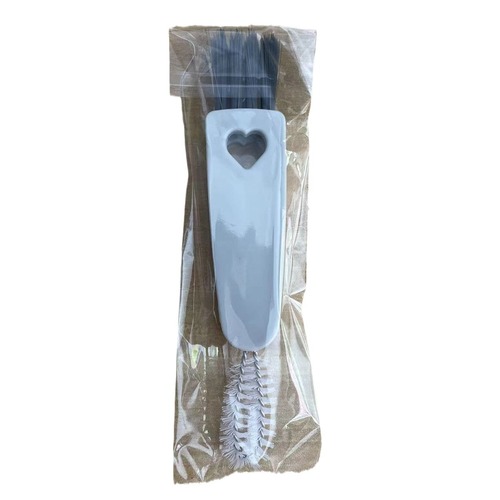 Three-in-one cup lid cleaning brush Japanese apron groove cleaning brush bottle brush thermos cup lid gap cleaning brush