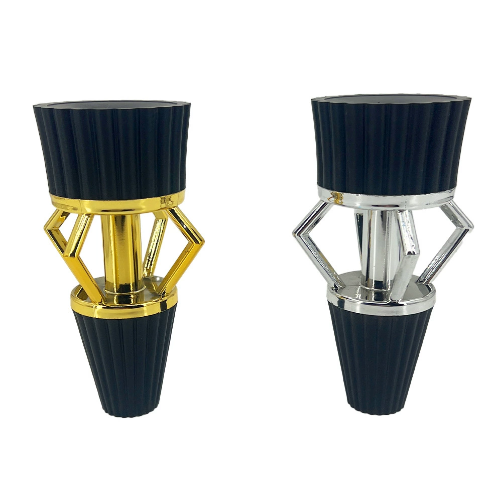 Новые горячие продажи цилиндрический полый дизайн легкий экстравагантный пластиковый ножной мебельный фурнитура завод прямых продаж