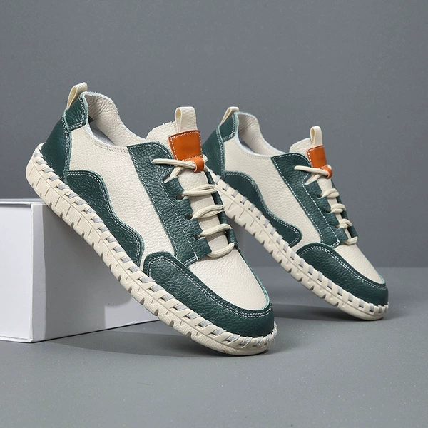 Green and white