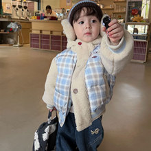 ��ͯ�޷���ͯ�ﶬ�b2025�¿�ƴɫ�A�ޱ�ů���\Ů�����r���Bñ����