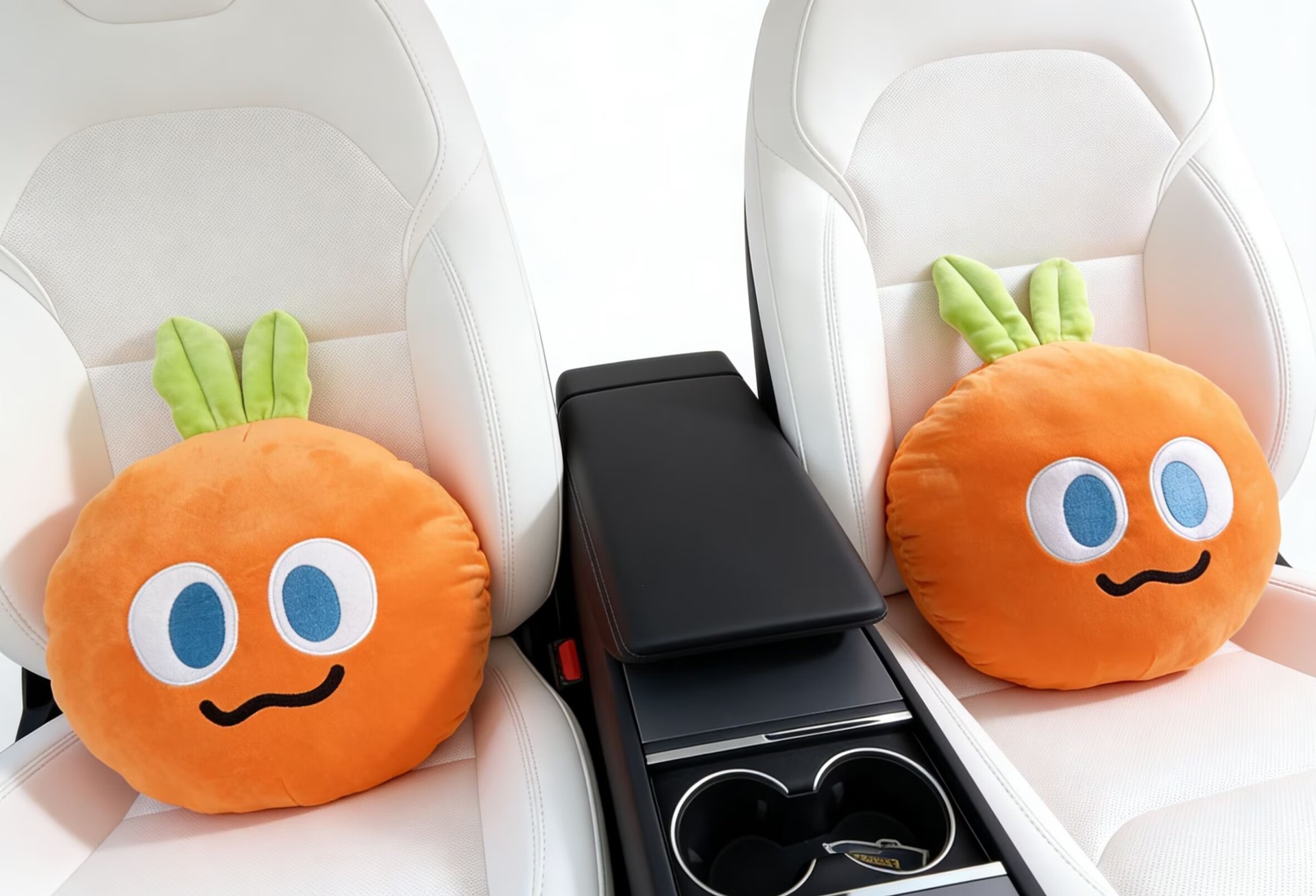 Car headrest cartoon plush toy, Mayday merchandise, cute decorative pillow, car headrest and neck pillow