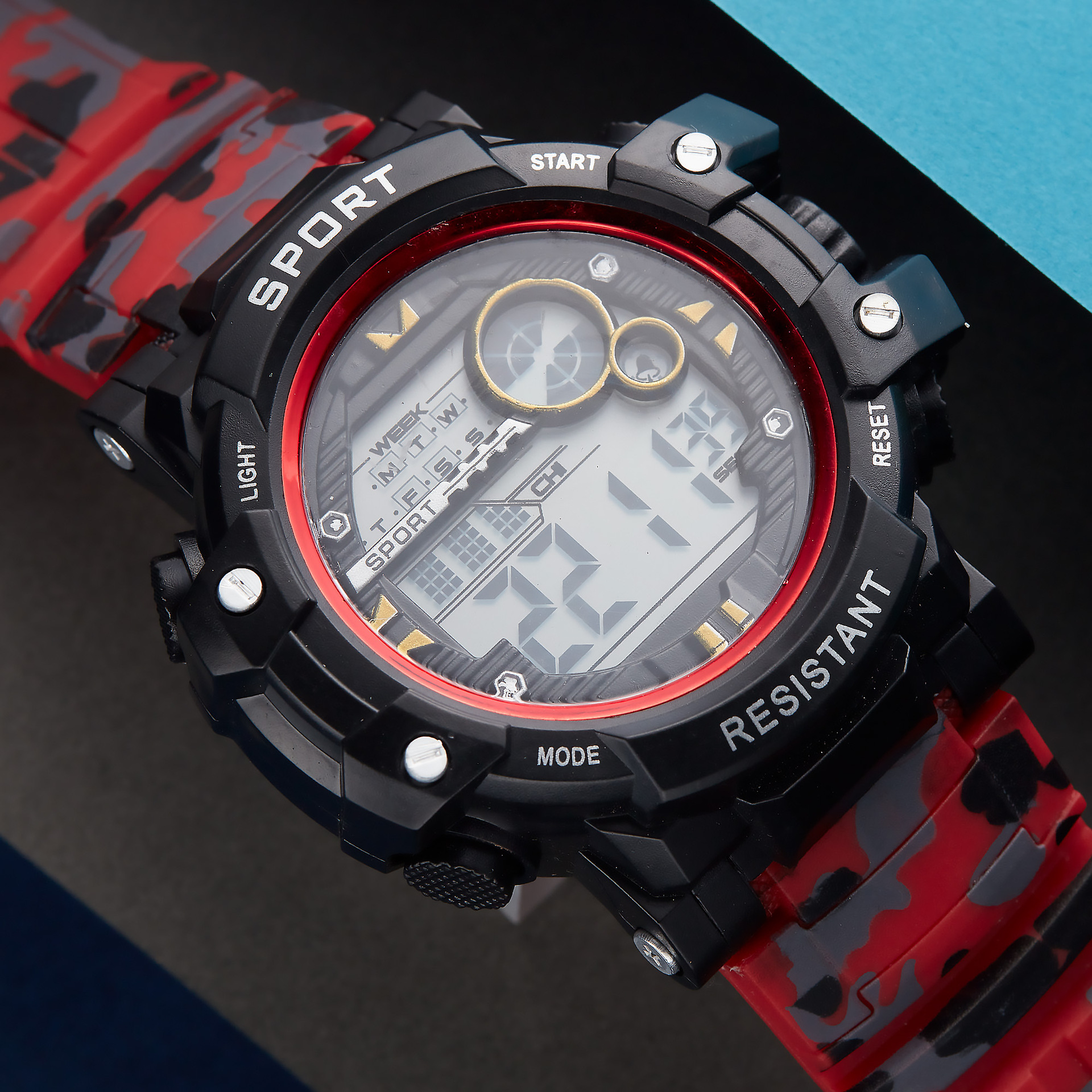 Nuevo estudiante impermeable niños y niñas deportes reloj electrónico impermeable moda infantil LED reloj luminoso fábrica al por mayor