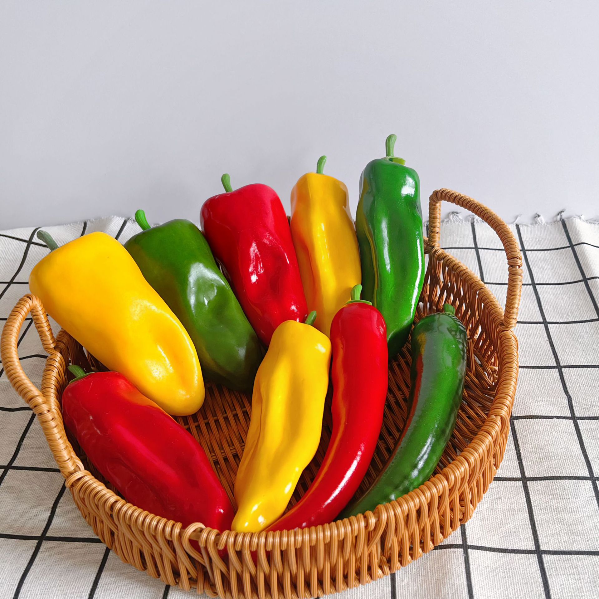 Simulated fruits and vegetables, 144/125/185 chili peppers, decorative props for handcrafted direct selling, professional photography props