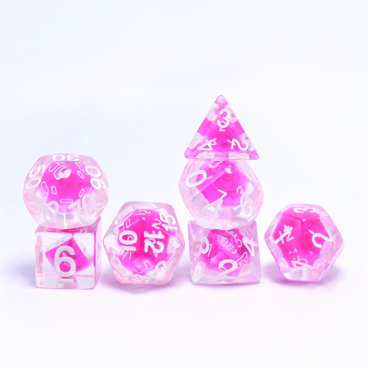 레진 코팅 미니 보라색 흰색 글자