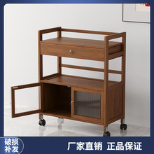 茶桌家用小茶台可移动小推车带轮茶几沙发边几茶水架多功能置物架