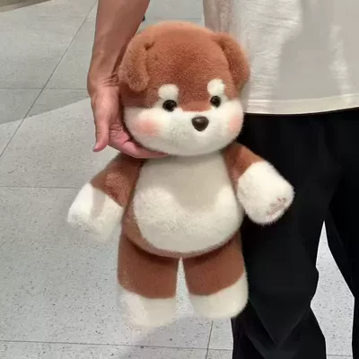 Oyuncaq yastıqlar – Pillow, Foreign Trade Doll - alaskan-malamute-brown-45cm028kg