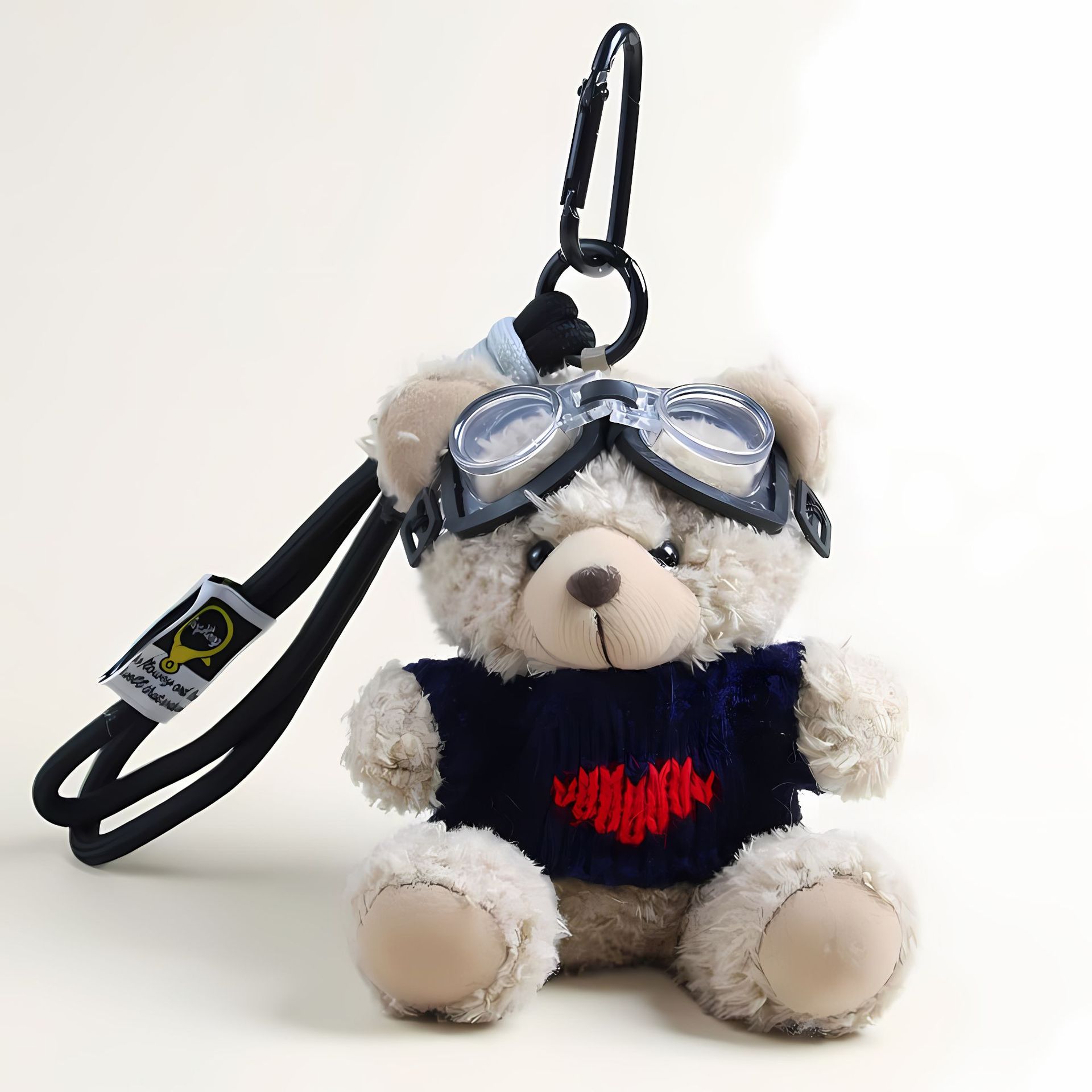 Lindo bolso de oso, colgante de bolso, muñeco de peluche, adorno de coche, llavero de coche, pareja, regalo creativo