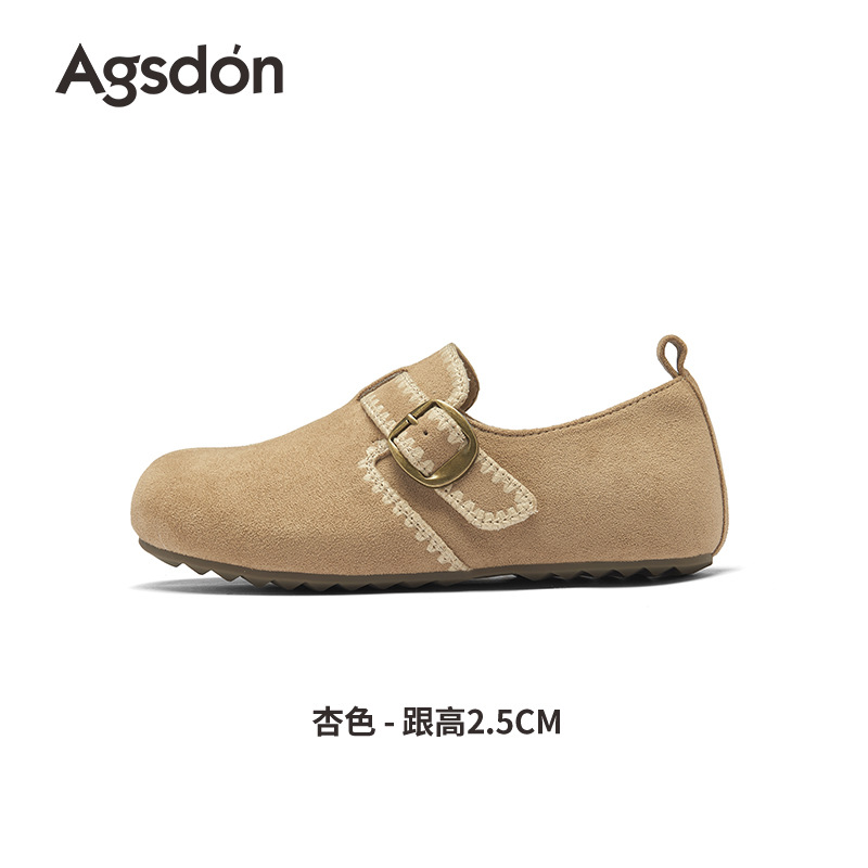 Zapatos Birken de suela gruesa para mujeres 2025 nuevos zapatos de invierno con suela suave retro para mujeres embarazadas.