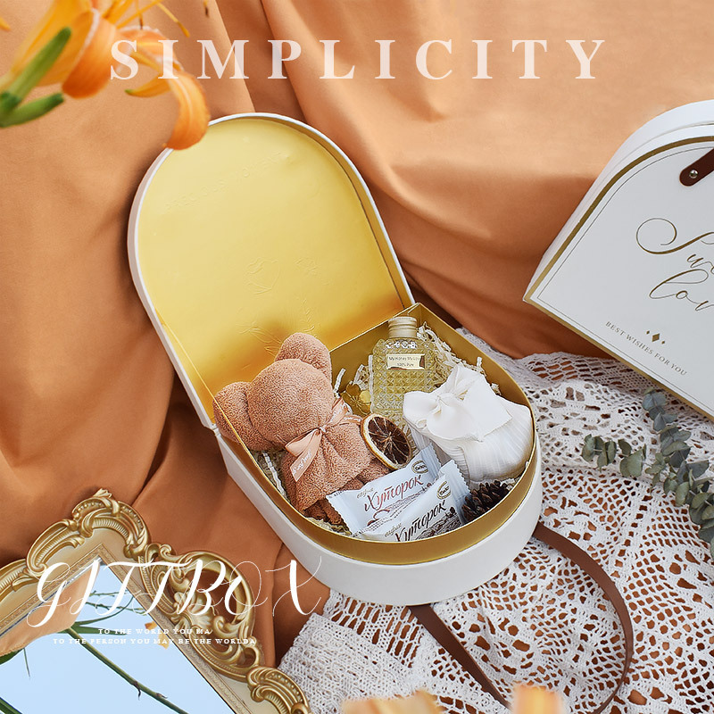 Wedding Bridesmaid Gift Box Empty Box Packaging Wholesale Instagram Style Wedding High-End Handbag Candy Gift Box Set