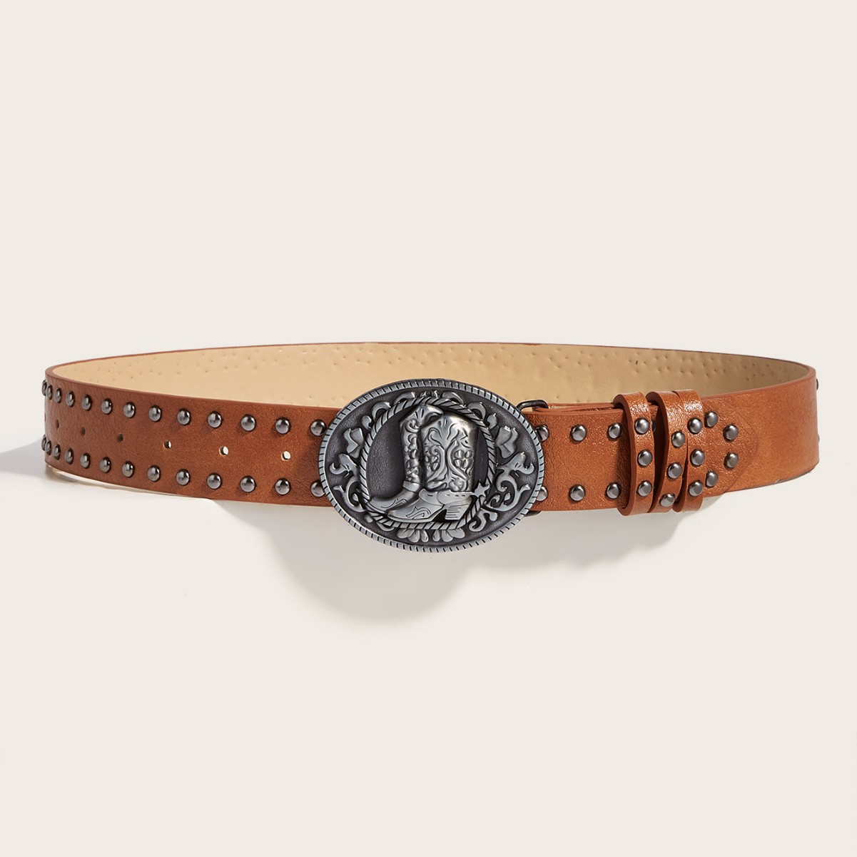 New Trend Belt Fashion Personality Willow Spikes Youth Belt Punk Snap Pants Belt Spot Wholesale_viptrois.com