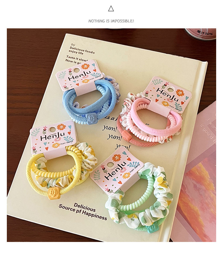 Einfacher Stil Klassischer Stil Frau Einfarbig Haargummi display picture 4