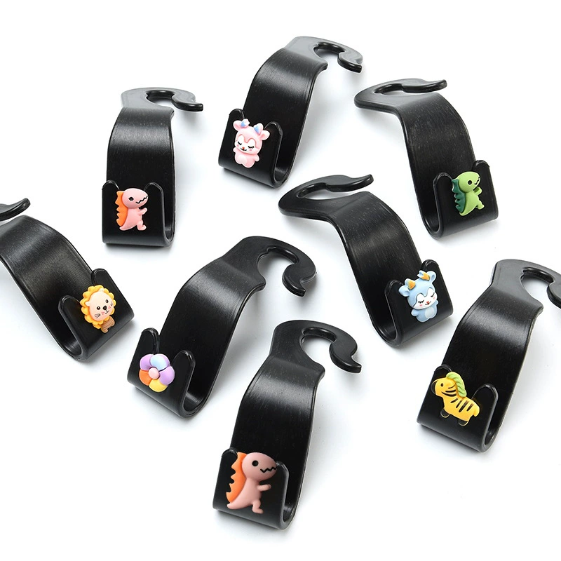 Автокресло спинка крючок Мультфильм маленькое животное многофункциональный крючок для хранения милые автомобильные принадлежности маленький крючок