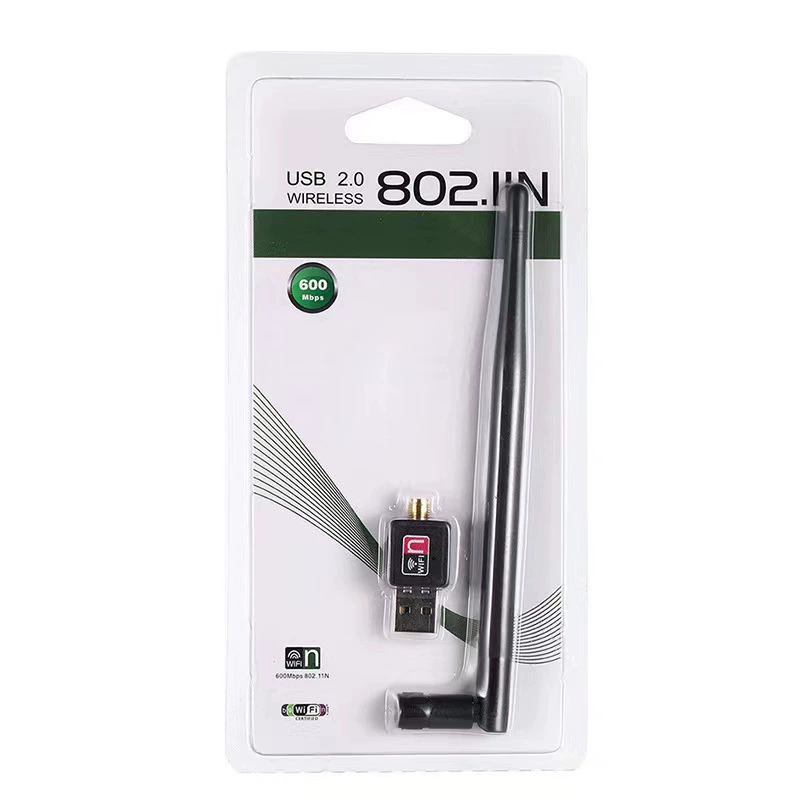 Сетевая карта USB WiFi Беспроводная сетевая карта Wifi компьютер Внешний приемник USBWIFI 5Db Беспроводная сетевая карта WiFi