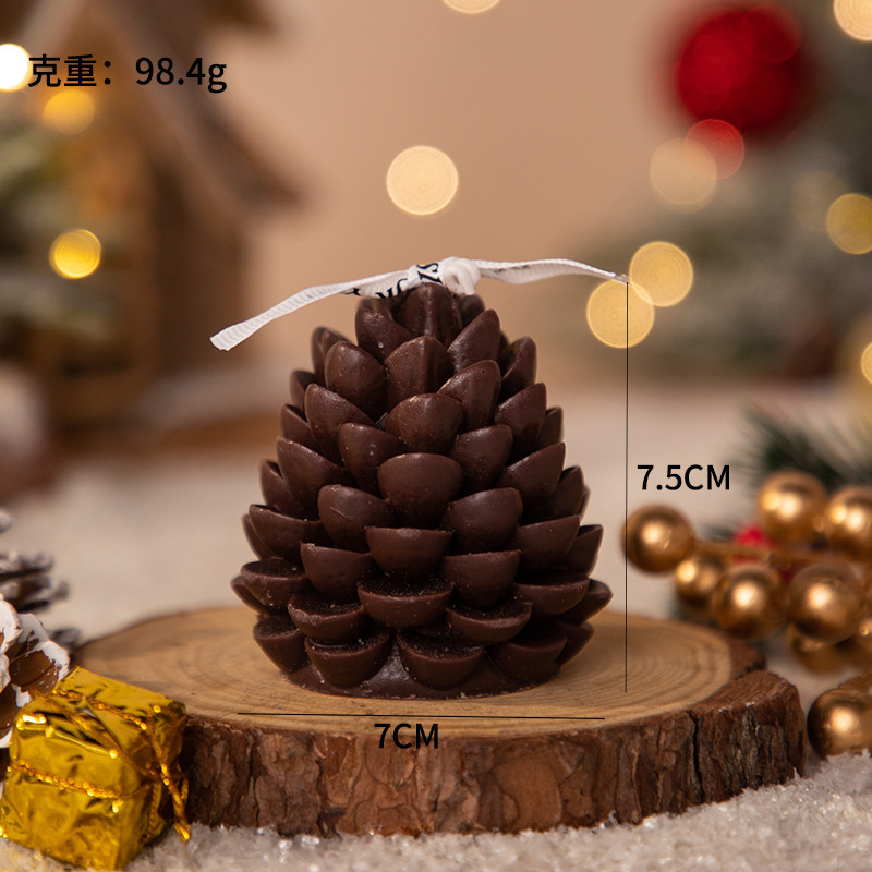 Navidad atmósfera tridimensional pinos de pan de pan de pinos simulación adornos acompañantes regalos de vacaciones creativos