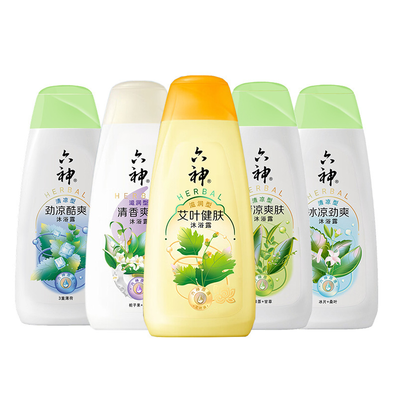 六神沐浴露清凉冰片滋润沐浴乳清香爽肤450G家用正品批发包邮|undefined