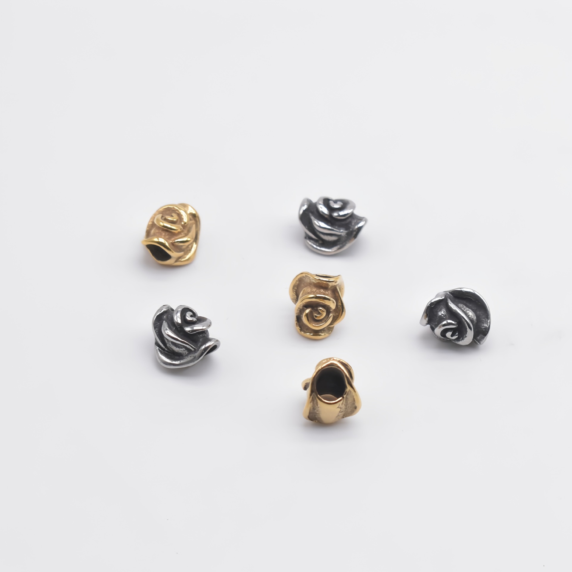retro beads stainless steel