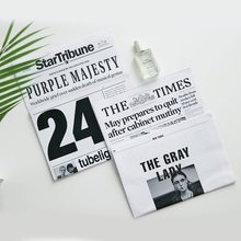 Hunter家 全彩英文报纸摄影拍照道具感杂志画报ins风摆拍街拍