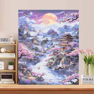 ǧ�ｭɽ���Lɽˮ�����ͮ��ֹ�diy���Tɫ��ϩ���b쮋�Y��