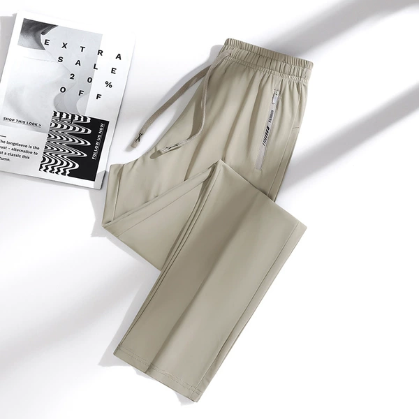 Khaki-straight tube