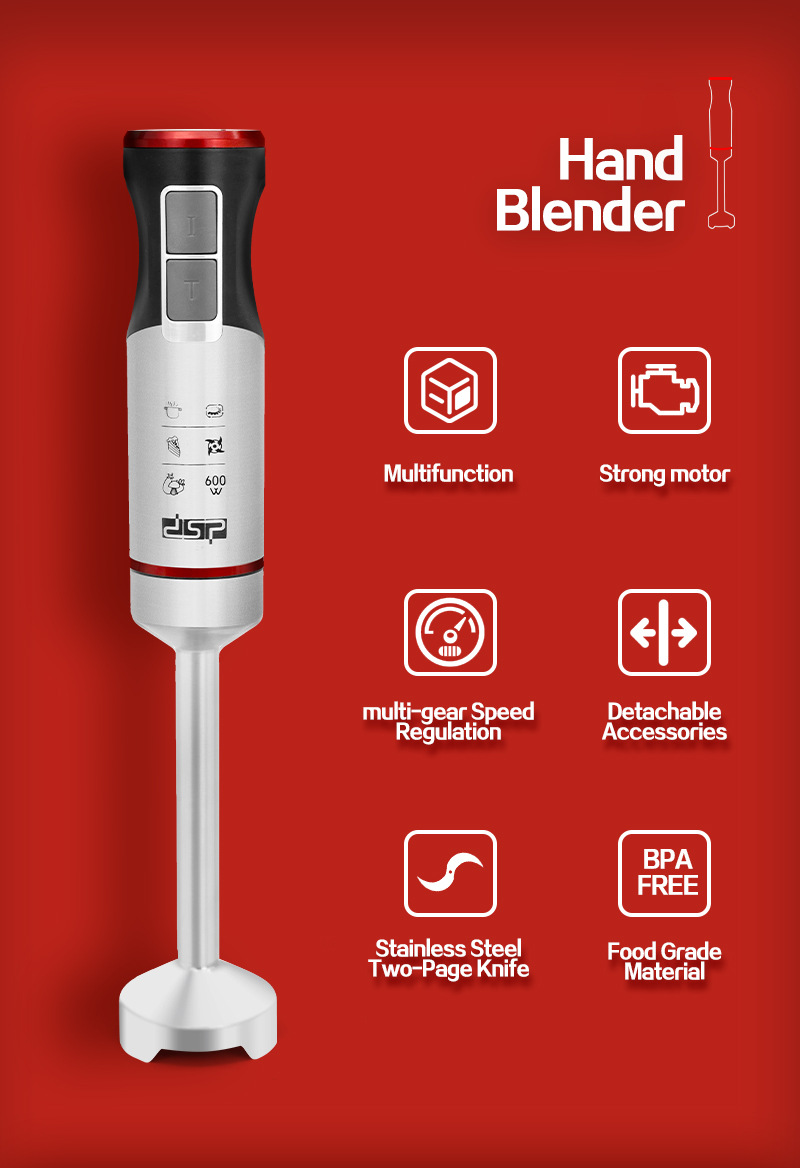 DSP Dansong Home Blender Baby Food Recipe Small Grinding Grinder Meat Handheld Cooking Stick Blender_voghion.com