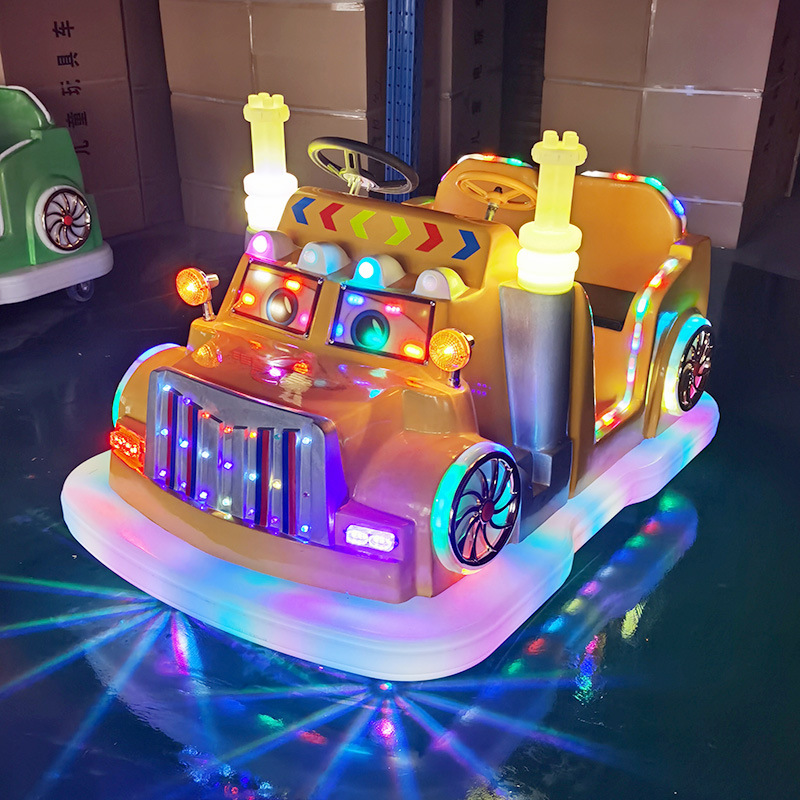Vehículo todoterreno al aire libre para niños karting eléctrico mayorista para dos personas puede sentarse en línea cuadrada popularidad de los fabricantes de automóviles de choque