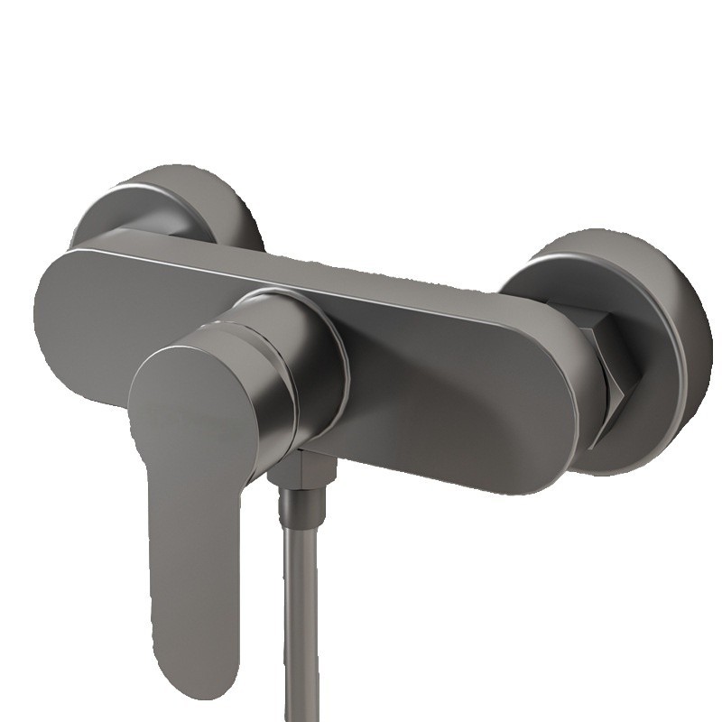 Grifos de ducha escondidos pistola gris frío y caliente baño mezcla de válvula de agua Grifos de agua de ducha de baño conjunto simple