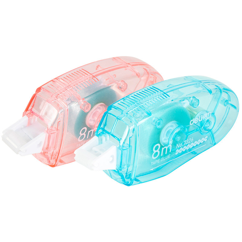 Deli 7326 Dot Glue 6mm * 8 m High Viscosity Correction Tape Double-sided Adhesive Wholesale for Students